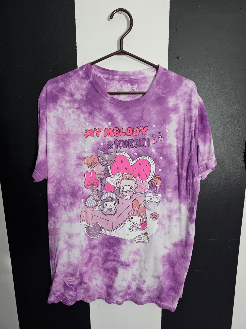 Sanrio Purple Tie-Dye My Melody & Kuromi Graphic Tee